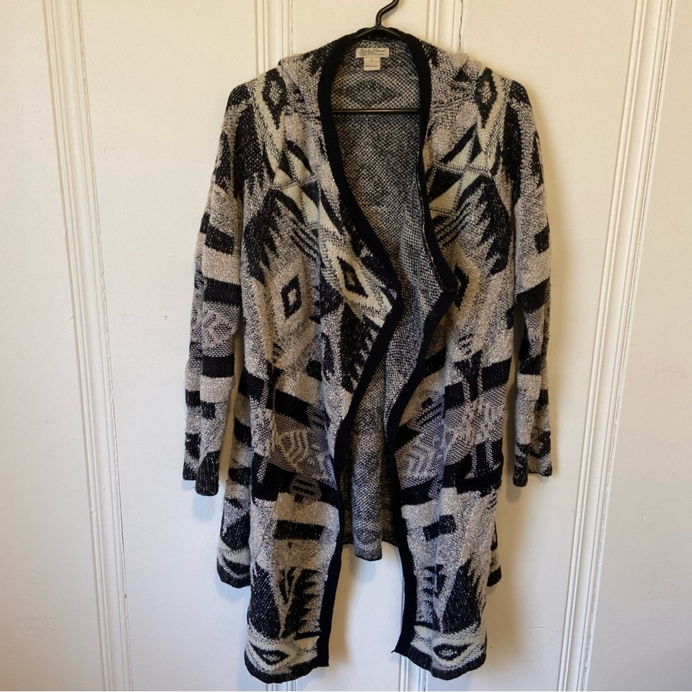 Lucky Brand Aztec Long Open Front Cardigan  Live in Love